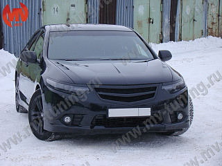 Реснички на фары Honda Accord 8 (VIII) / Acura TSX (CU/CW) (2008-2013) + УСТАНОВОЧНЫЙ КОМПЛЕКТ