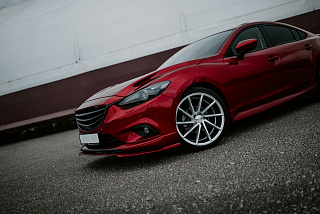 Капот с прорезаными жабрами SkyActivSport на Mazda 6 / Atenza GJ (2012 - н.в.)