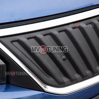 Зимний экран (верхний) Skoda Rapid (2012-2020), текстурный пластик