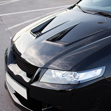 Капот пластиковый "Agressive" Honda Accord 7(VII) / Acura TSX (2004-2008